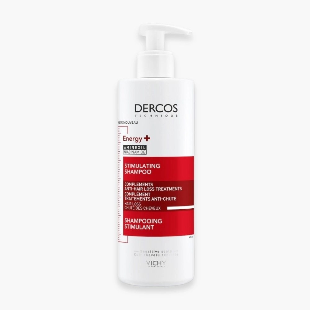 vichy dercos energisant shampoing stimulant complement anti chute 400ml